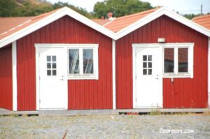 Double shed doors